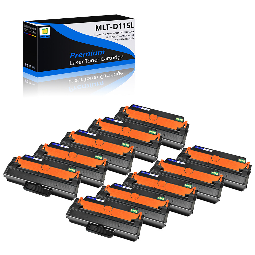 10PK Toner Cartridge MLT-D115L 115L for Samsung SL-M2620 2620DN 2820DW 2820