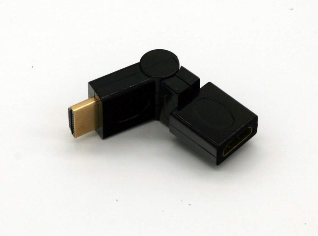 HDMI Male Female Flexible Right Angle Connector Swivel Adapter Extender 4K 1080P
