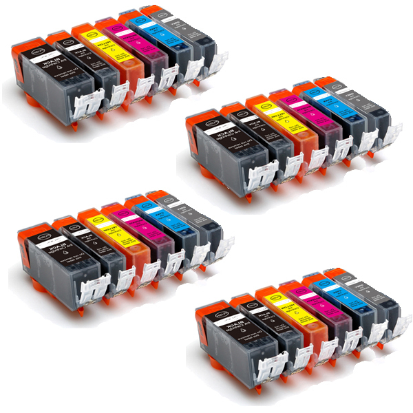 24PK Combo Printer Ink plus grey for Canon 220 221 MP980 MP990