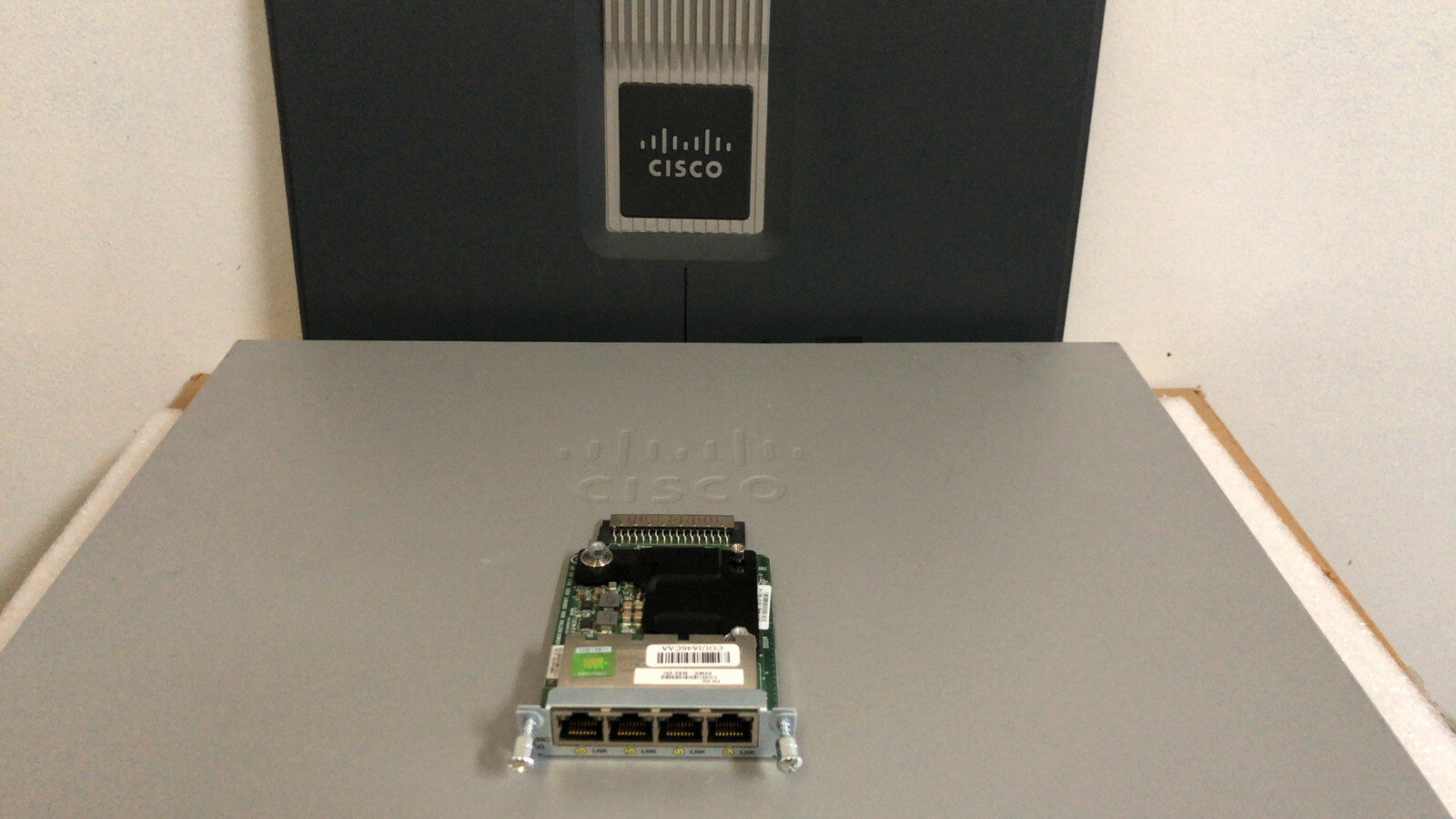 CISCO EHWIC-4ESG 4-Port Gigabit WAN Interface Card 1900 2900 3900 3900E Router