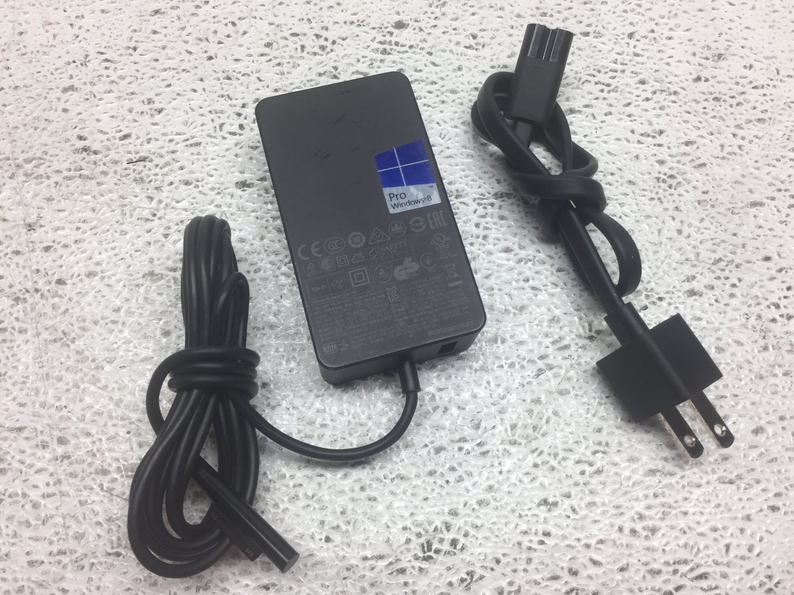 OEM Microsoft Surface Pro 3 & 4 Power Supply USB model 1625 w/Power Cord, USED