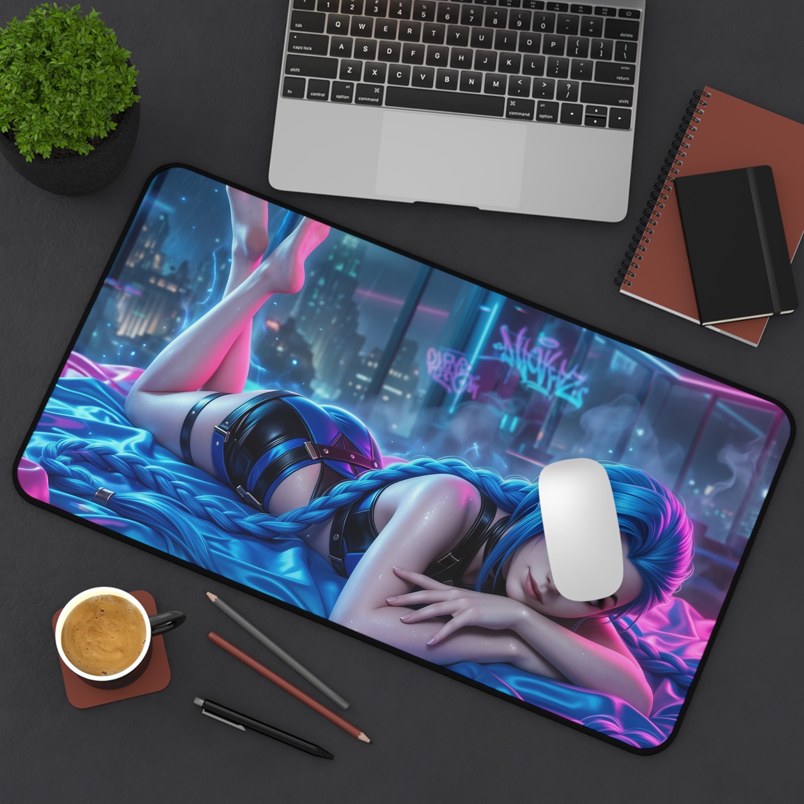 Arcane Jinx Mouse Pad, XXL Gaming Desk Mat, Keyboard Mouse Pad