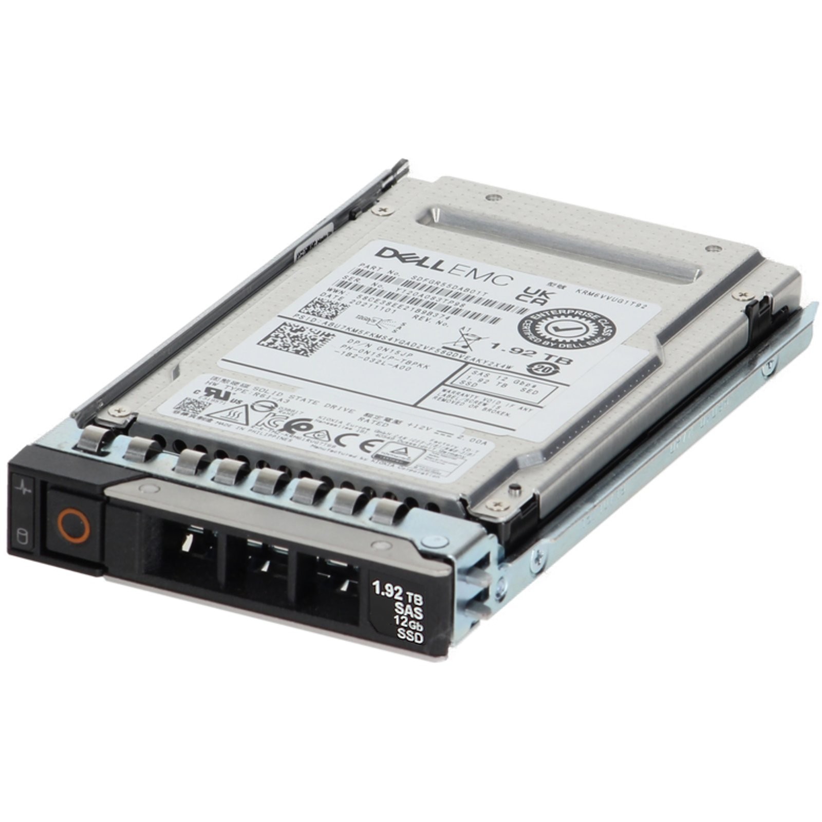 Dell 1.92TB 12Gbps vSAS MU TLC SED 2.5 SSD KRM6VVUG1T92 (N15JP-CD1)
