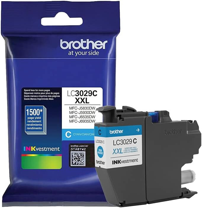 GENUINE Brother LC3029 XXL Cyan for MFC-J5830DW MFC-J5930DW MFC-J6535DW
