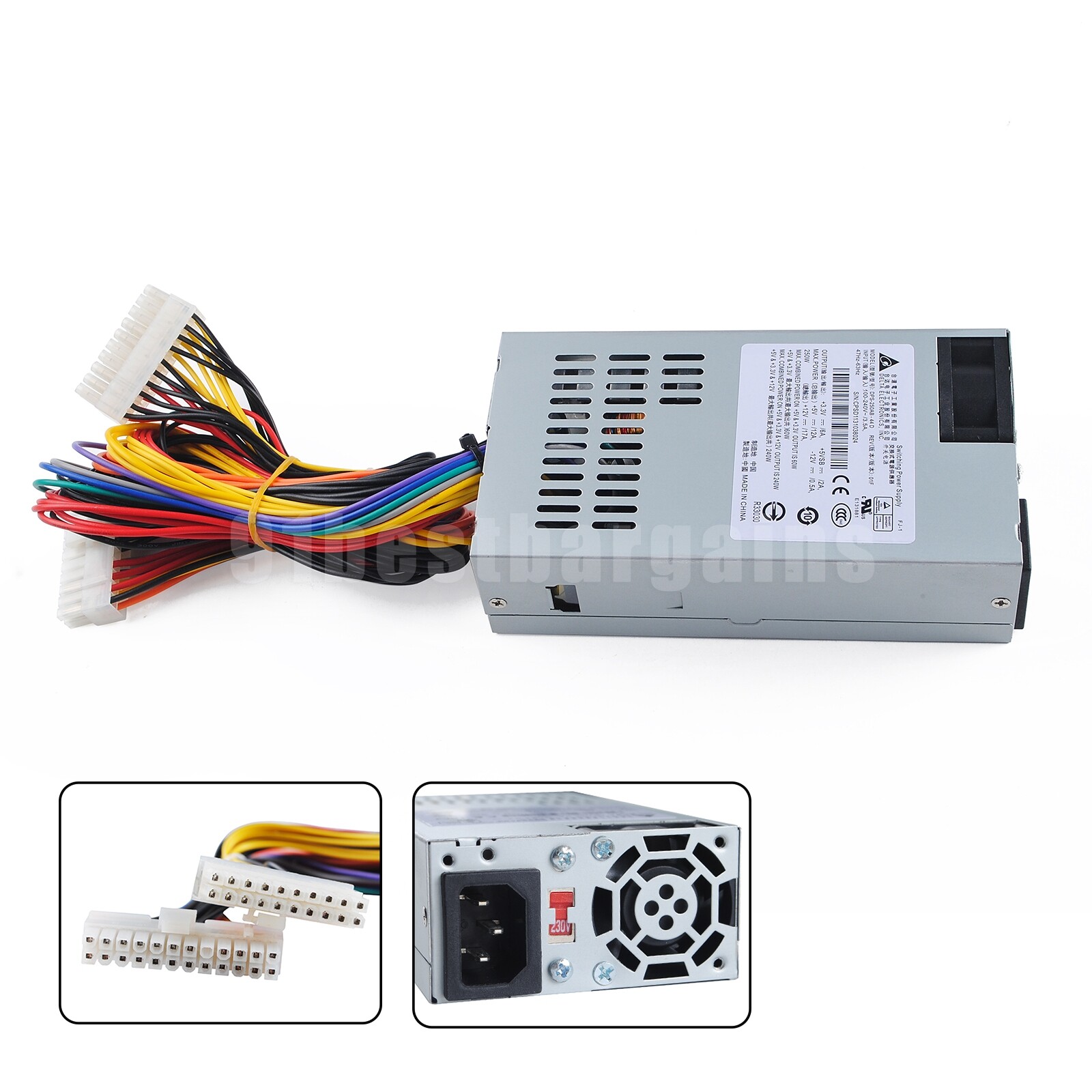 NEW 250W QNAP TS-439 Pro II II+ TS-453 Pro TS-459 Pro II REPLACE POWER SUPPLY