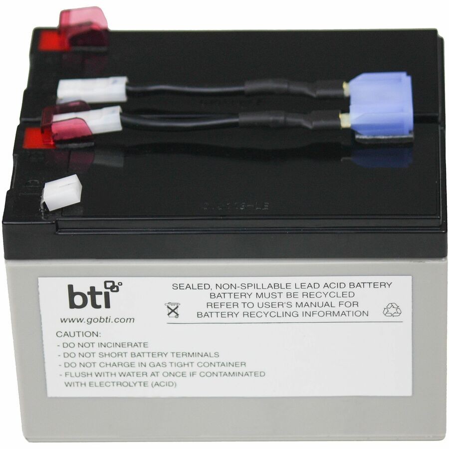 BTI Replacement 2-Cell 12V UPS Battery For Select APC APCRBC142-SLA142