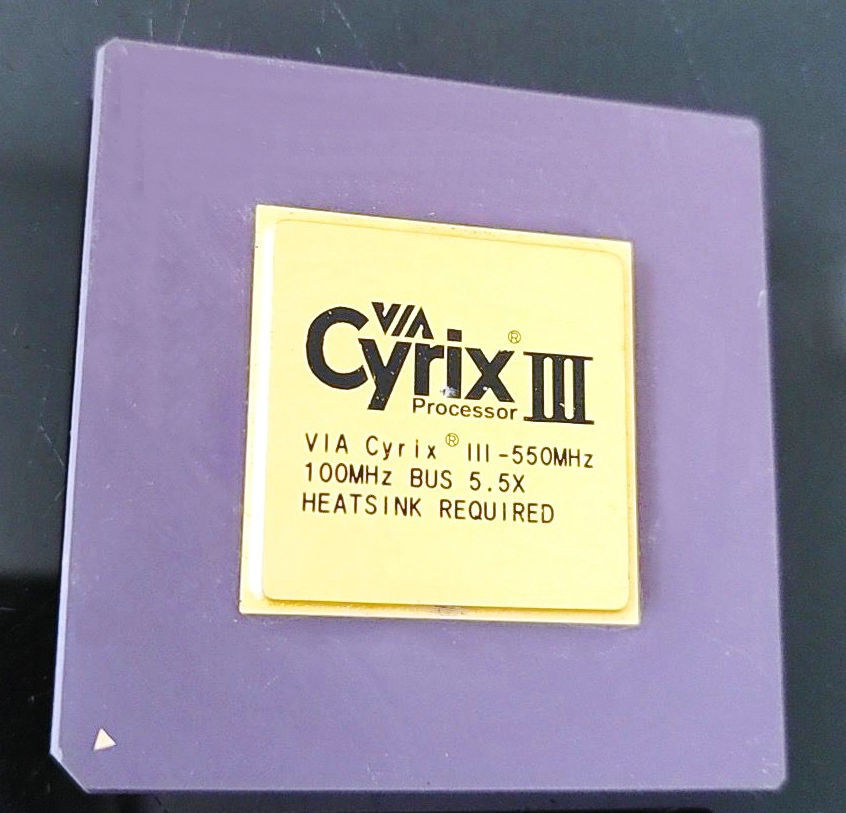 cyrix III-550MHZ 1.9V CPU frequency high high collection value  good quality