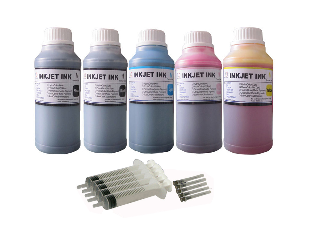 5x250ml ND® Refill Inks for Canon PGI-250 CLI-251 MG5420 5422 5520 5522 1p4d