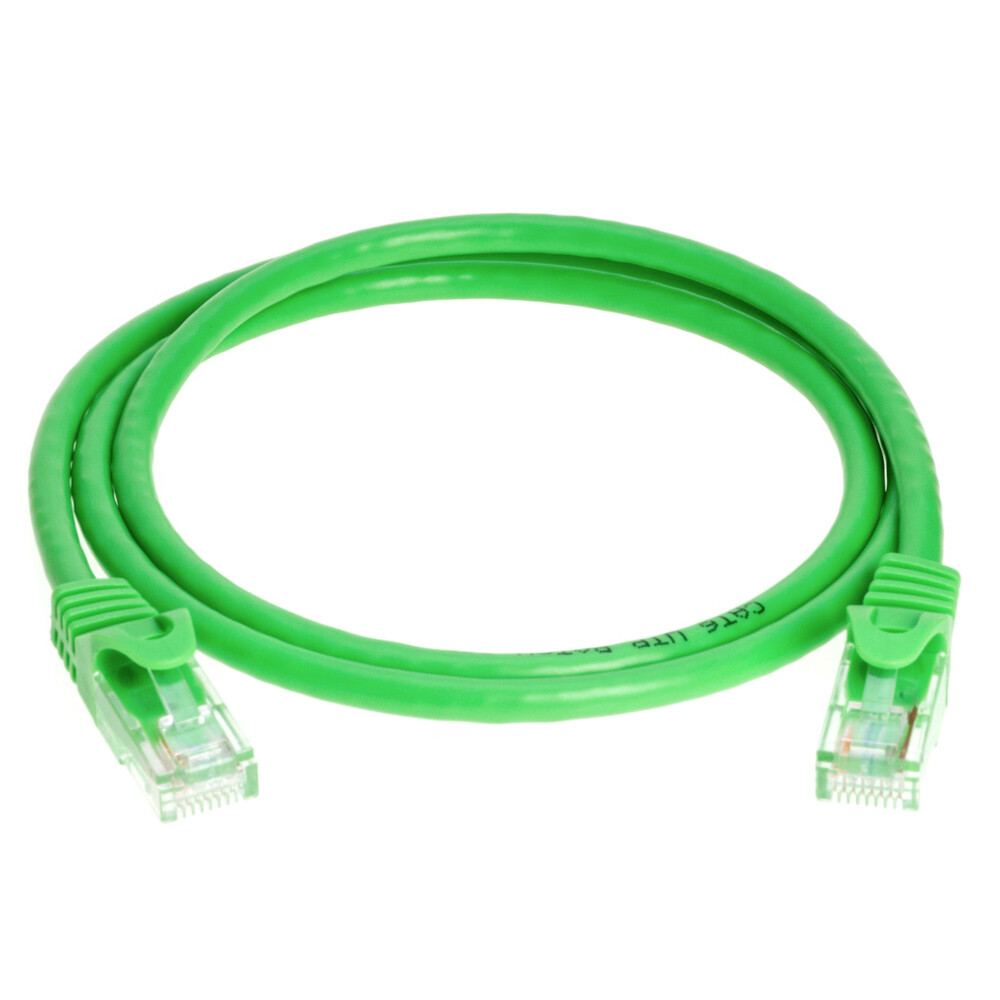 CAT6 Ethernet Patch Cord RJ-45 LAN Network Cable Green 3FT- 20FT Multi-Pack LOT