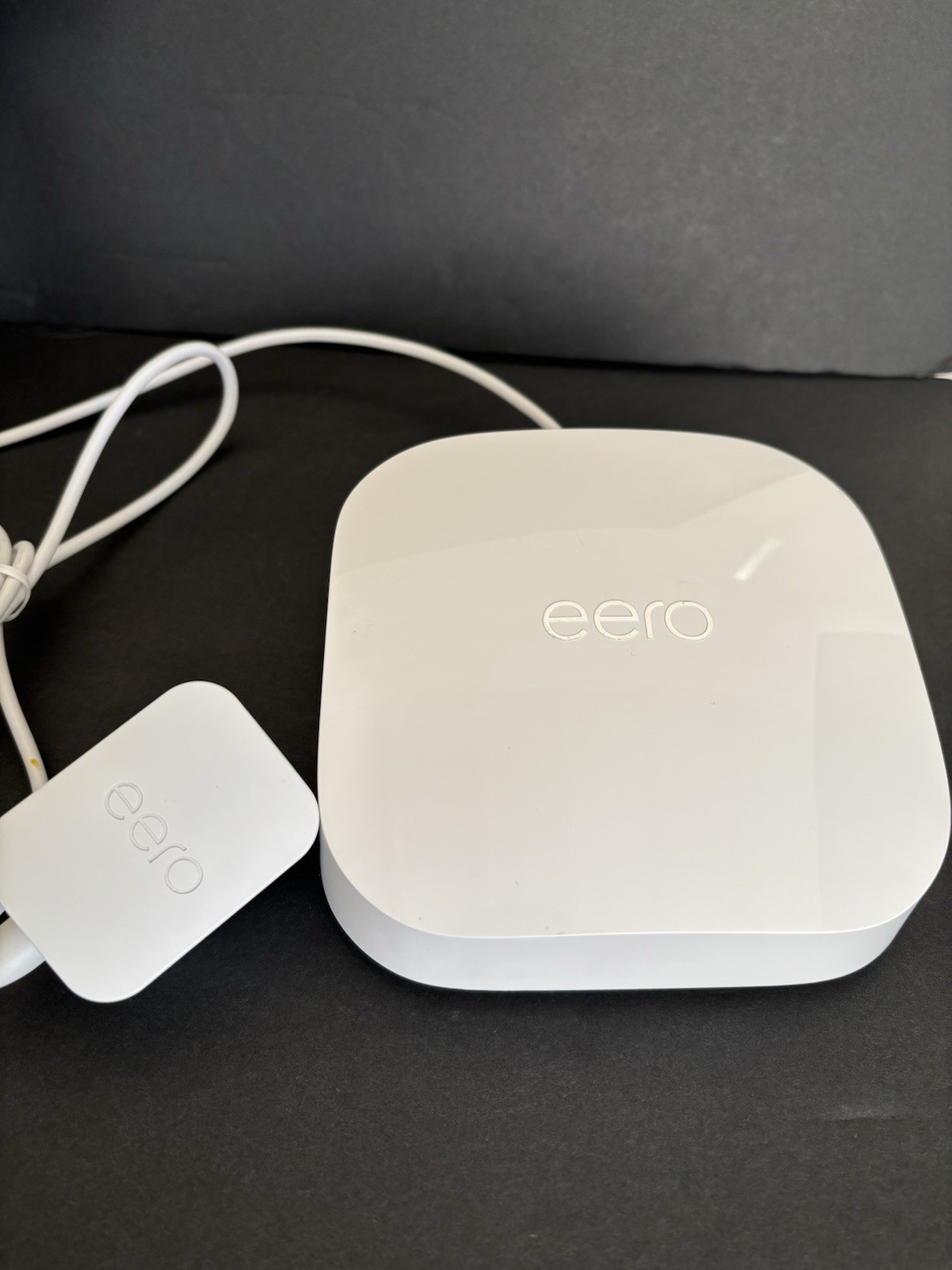 Eero Pro 6E S010001 Tri-Band Mesh WiFi 6E Router w/ Power Cord
