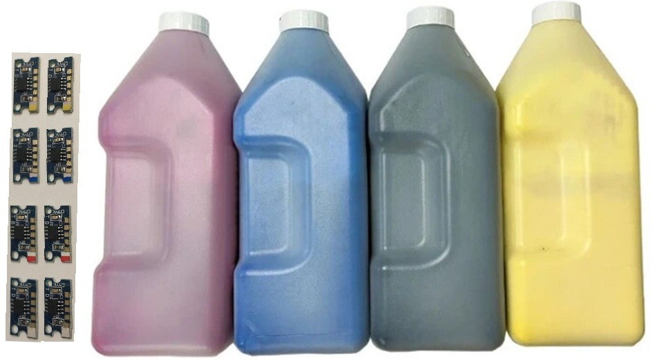 4kg PREMIUM COMPATIBLE TONER REFILL KONICA MINOLTA MagiColor 7450 + 8 CHIPS