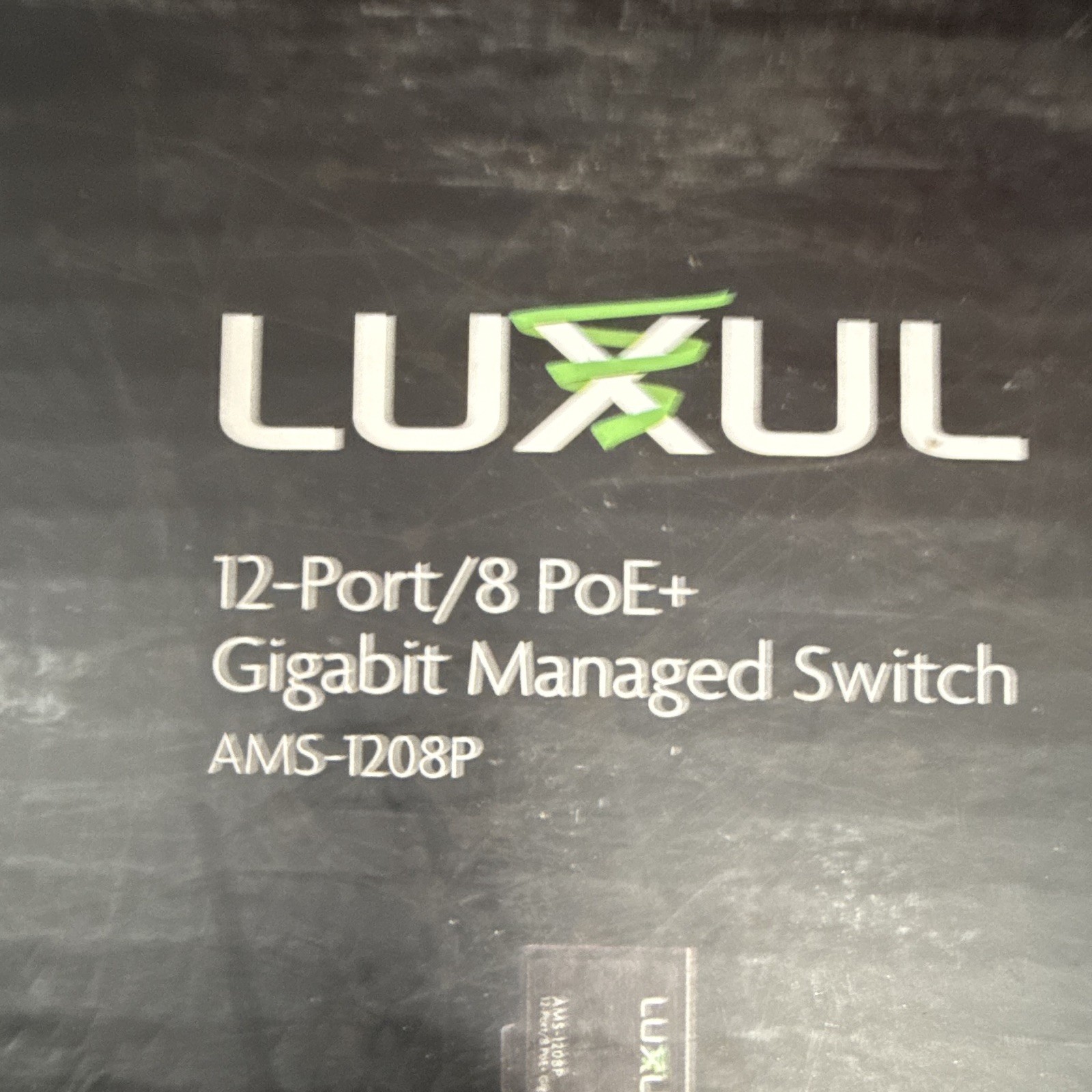 Luxul AMS-1208P Managed Switch 12-Port, 8 PoE+ Gigabit