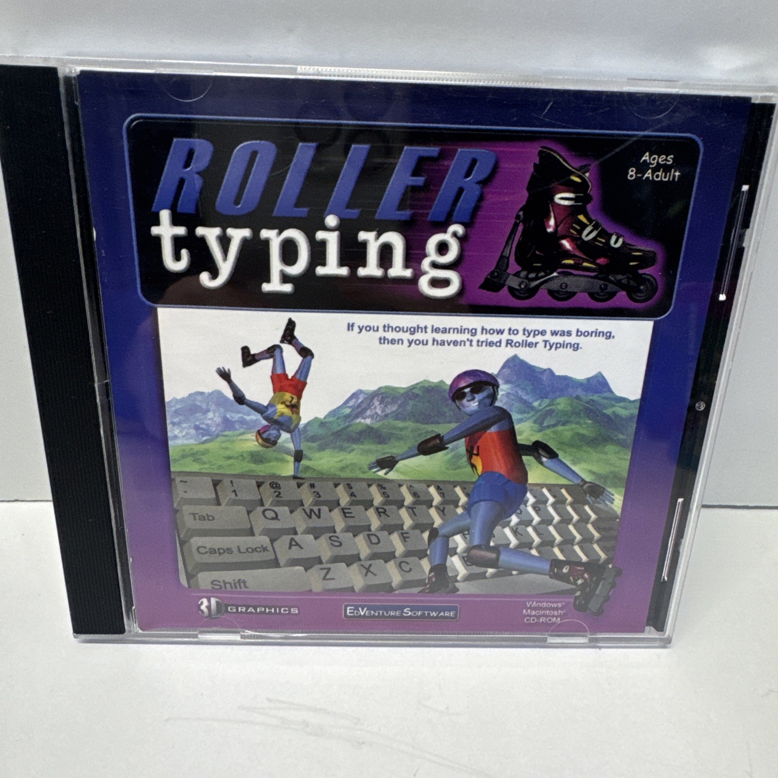 Roller Typing Version 3.0 EdVenture Software PC CDROM Windows/Macintosh