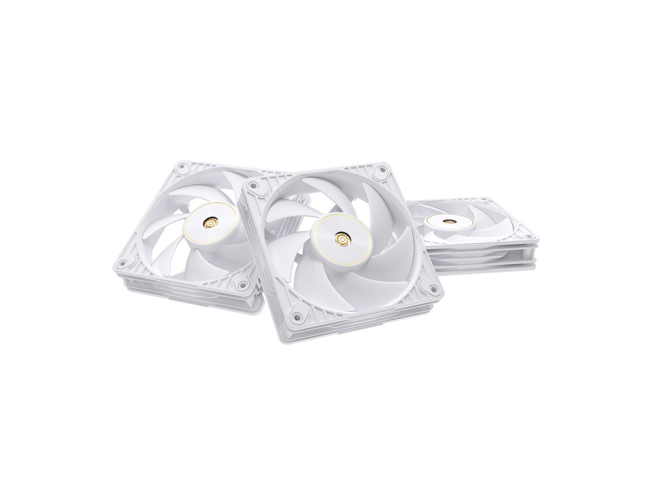 ASUS ProArt PF120 White Edition 3-Pack 120mm PWM Fans, 3000RPM, High