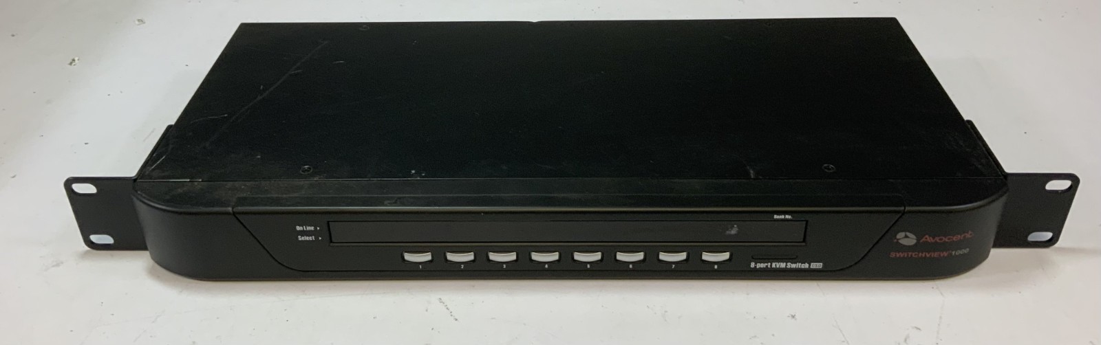 Avocent SwitchView 1000 8-Port KVM Switch (8SV1000), Black "D6B"