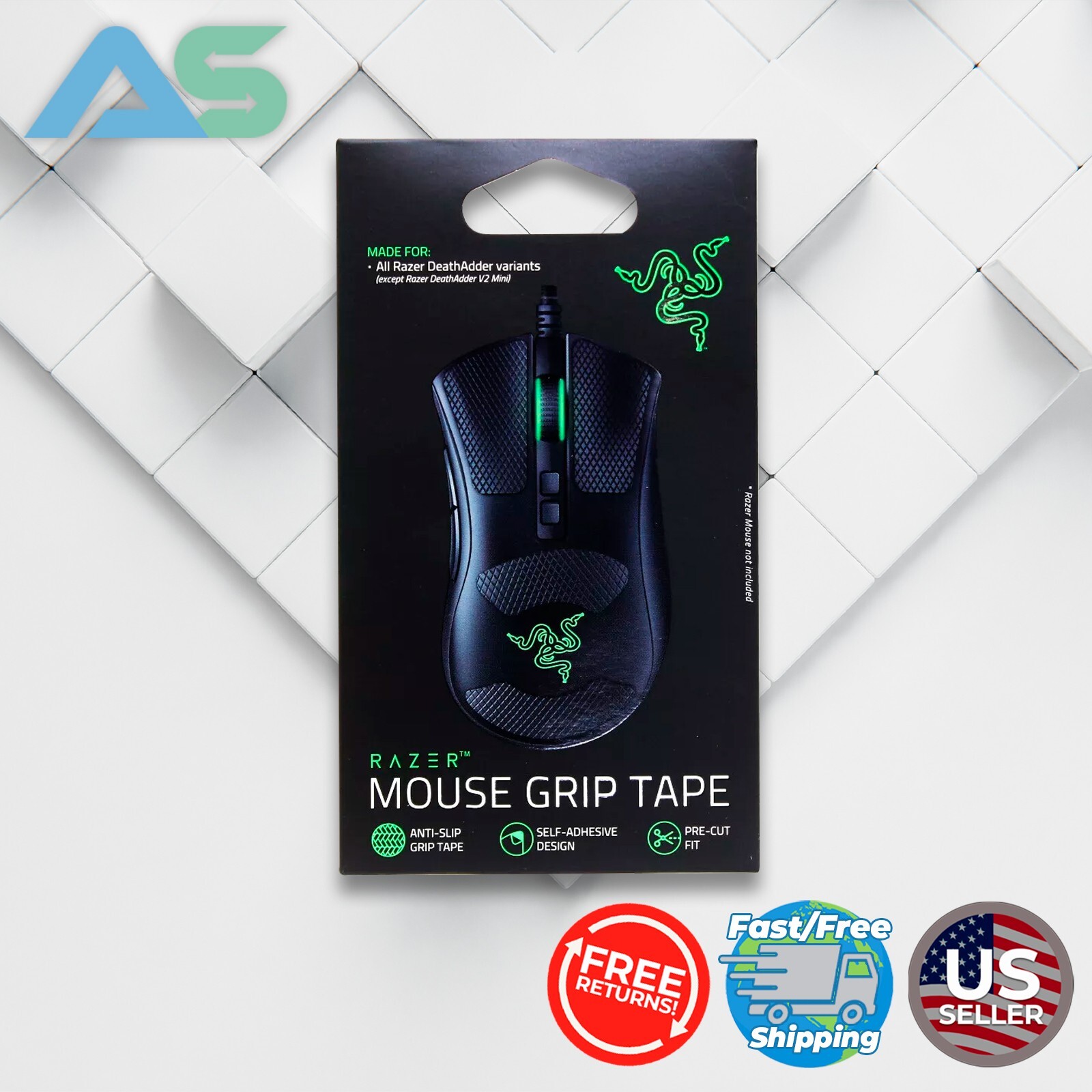 🐍 OEM Razer Mouse Anti-Slip Grip Tape -For All Razer DeathAdder Variants/Models