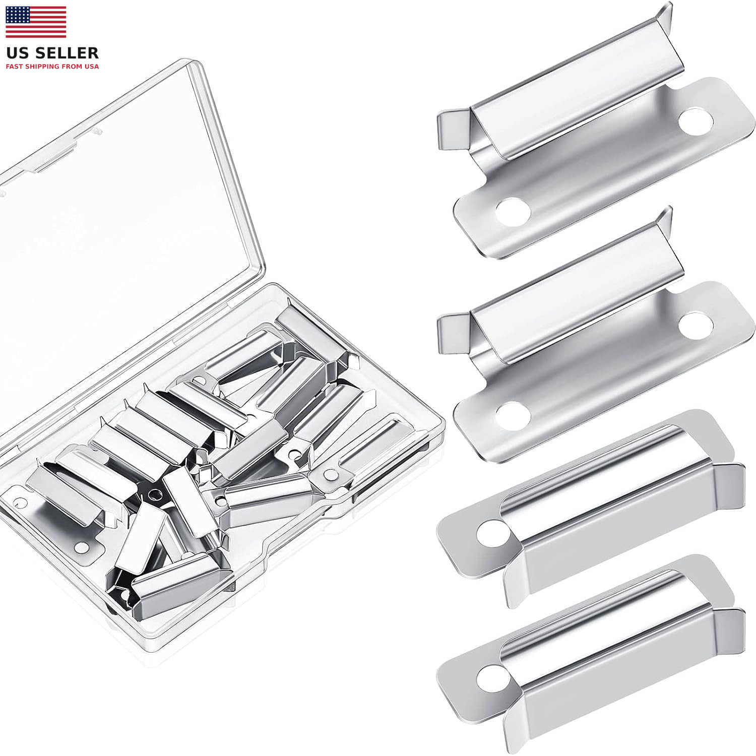 16 Pieces Bed Clips Clamp Compatible with Ender 3 Pro, Ender 3 V2, Ender