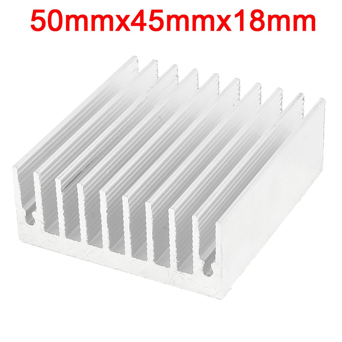 1PC Silver Cooling Module 50mmx45mmx18mm Small Aluminum Heatsink CPU Cooler