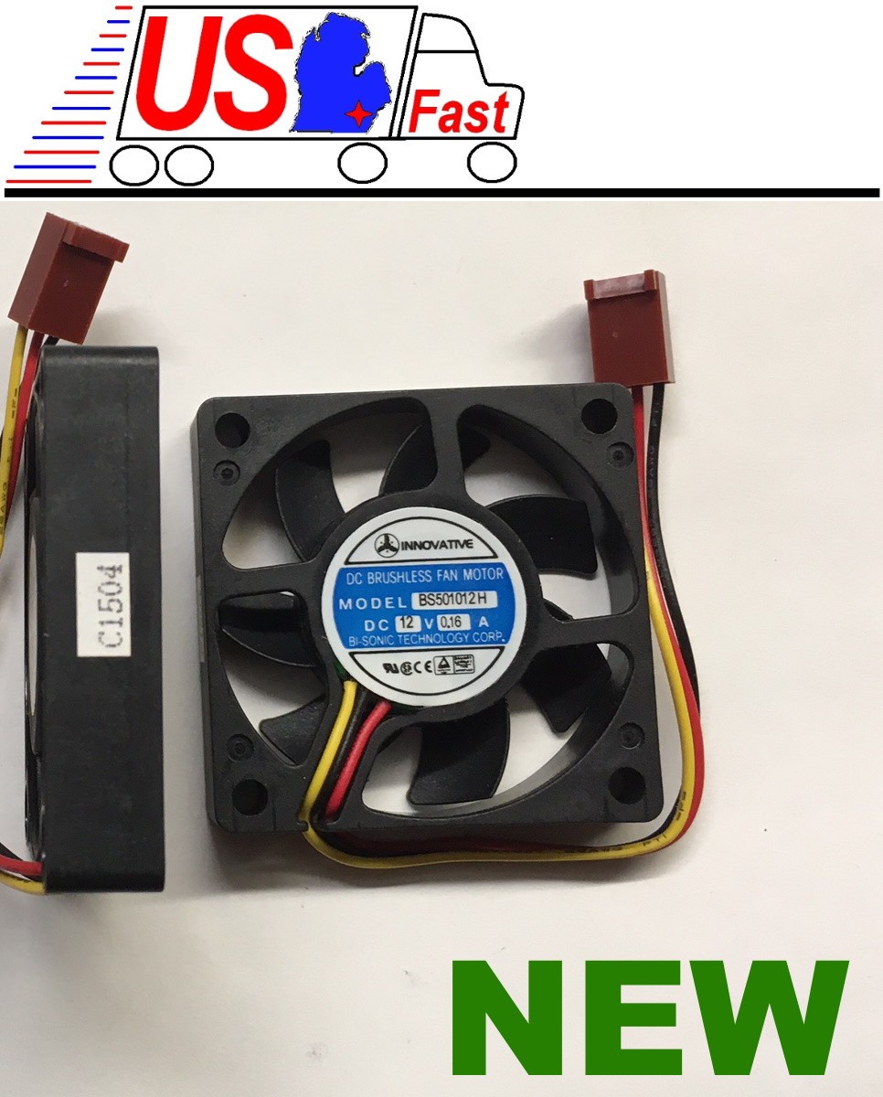 NEW BALL BEARING Innovative BS501012H 50mm*10mm Fan 12V/VDC/DC 3pin/wire