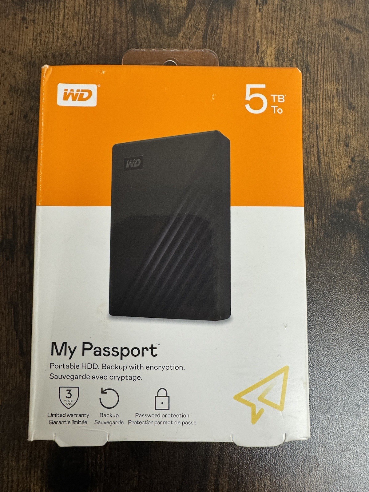 [NEW] Western Digital My Passport 5TB Portable External Hard Drive Hdd