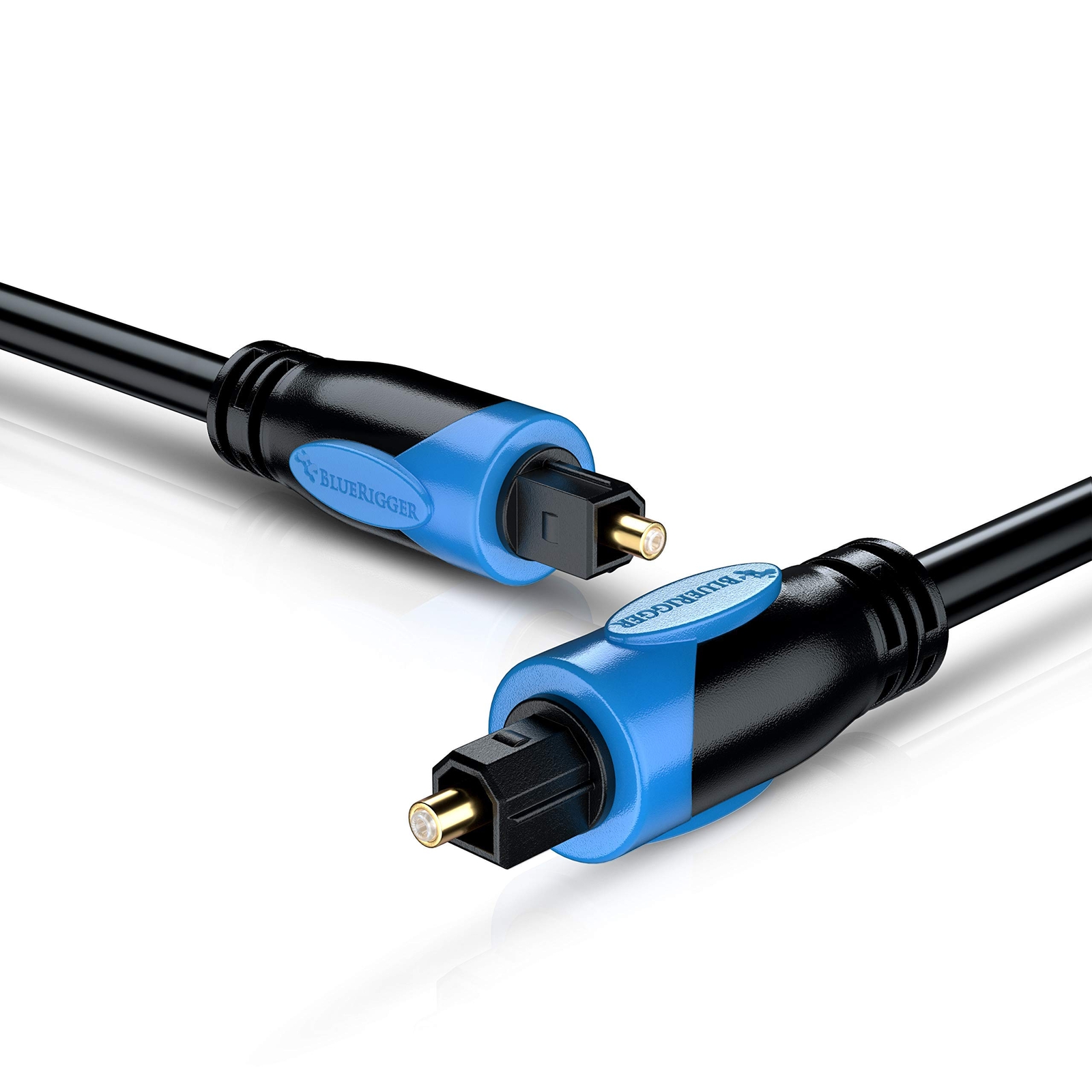 	BlueRigger Digital Optical Audio Toslink Cable 25FT Fiber Optic Cord in-Wall	