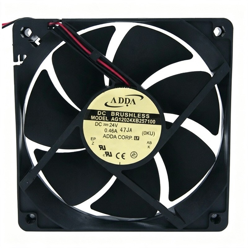 1pcs For ADDA AG12024XB257100 12025 12CM 24V 0.46A Electric Welder Cooling Fan