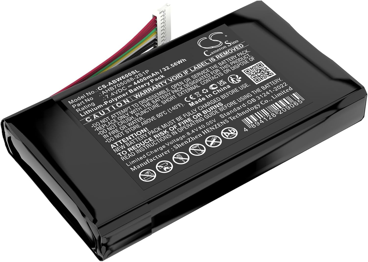 Replacement for Anbe'Rnic Win600 3020E 3050E 5.94" M'Ini AHB705088-2S1P Battery 