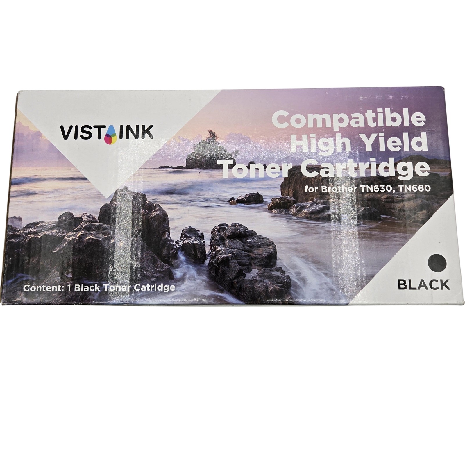 VISTAINK High Yield Toner Cartridge Black Compatible Brother TN630 TN660