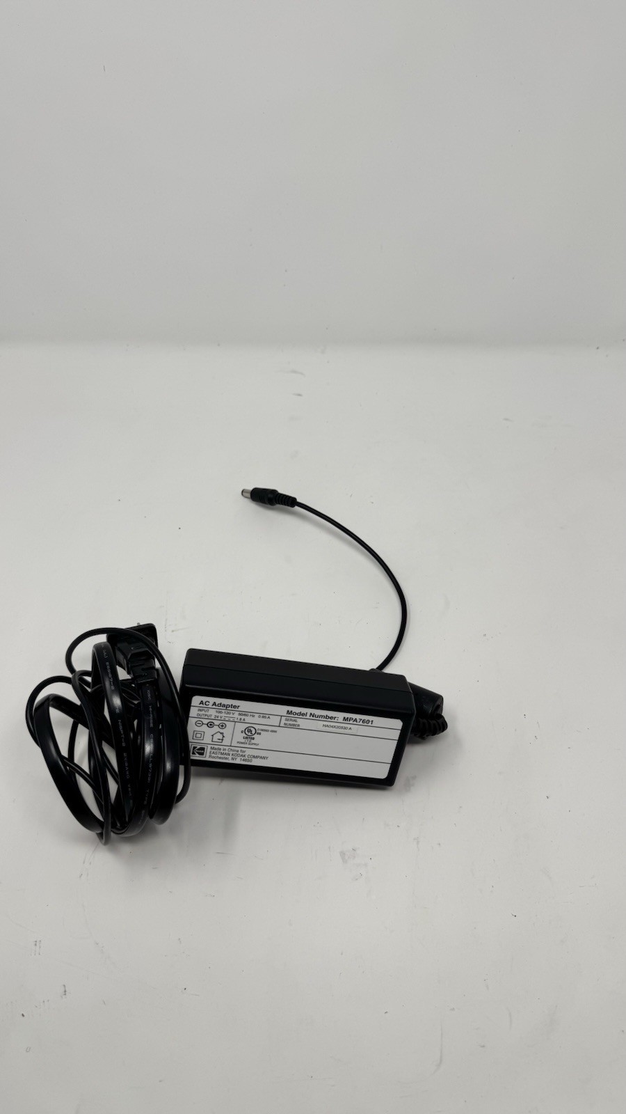 Kodak Easyshare Series 3 Photo Printer Dock Power Supply AC Adapter MPA7601