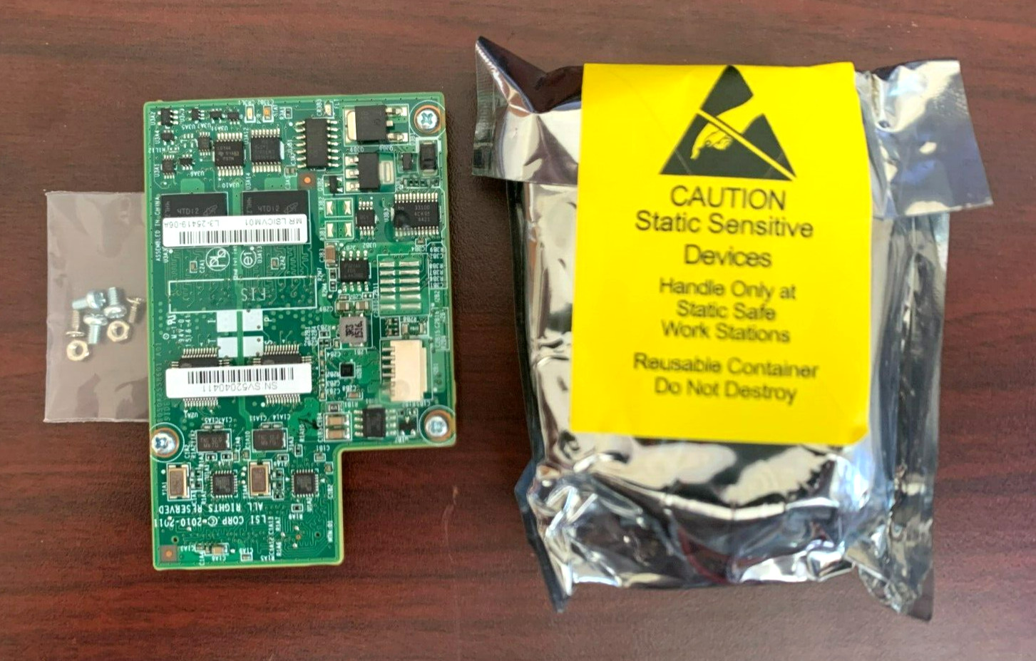 LSi Cache Vault card LSICV01 + Super Capacitor Battery 49571-03