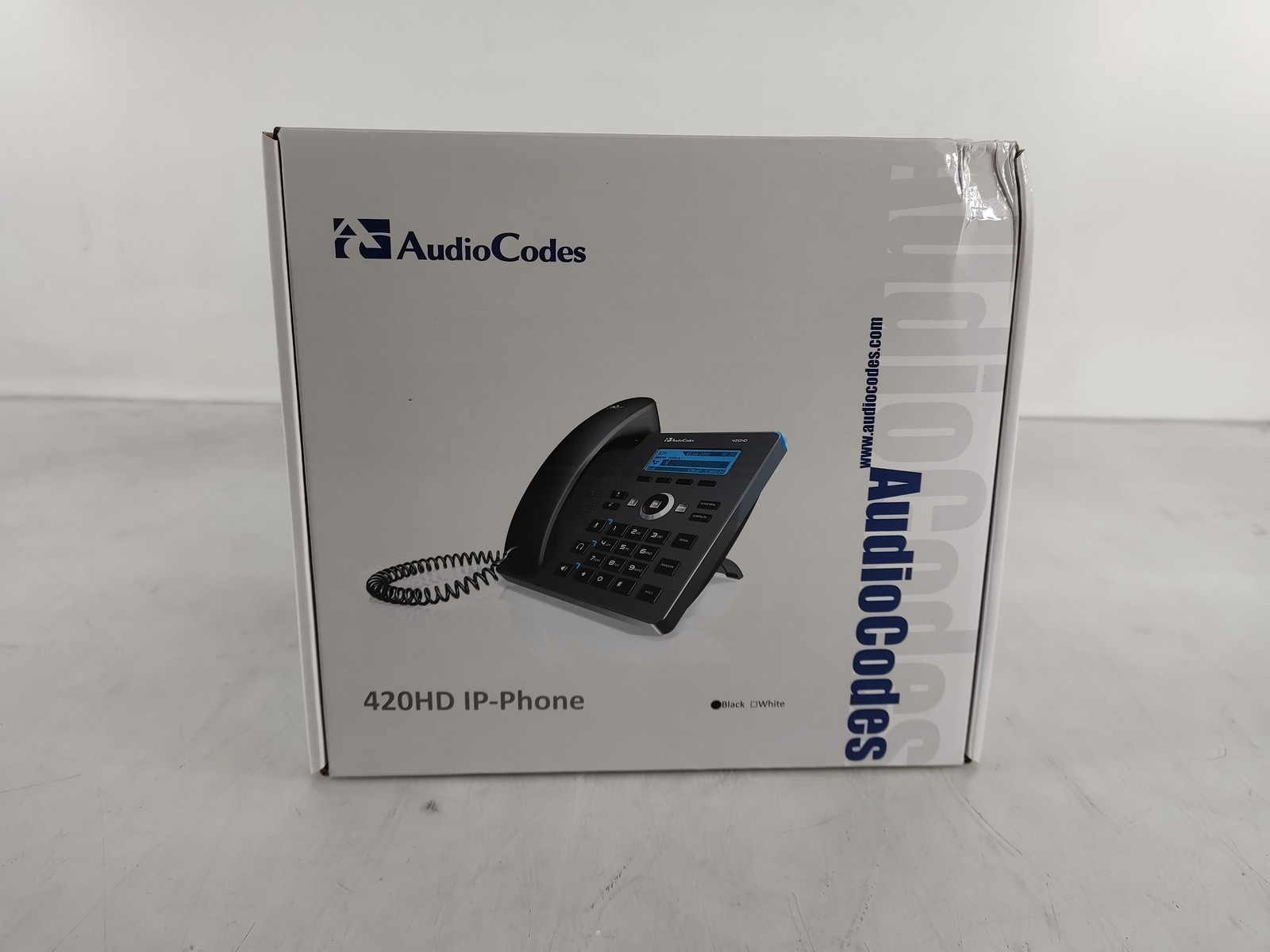 New AudioCodes 420HD Gigabit VoIP IP-Phone Business Telephone