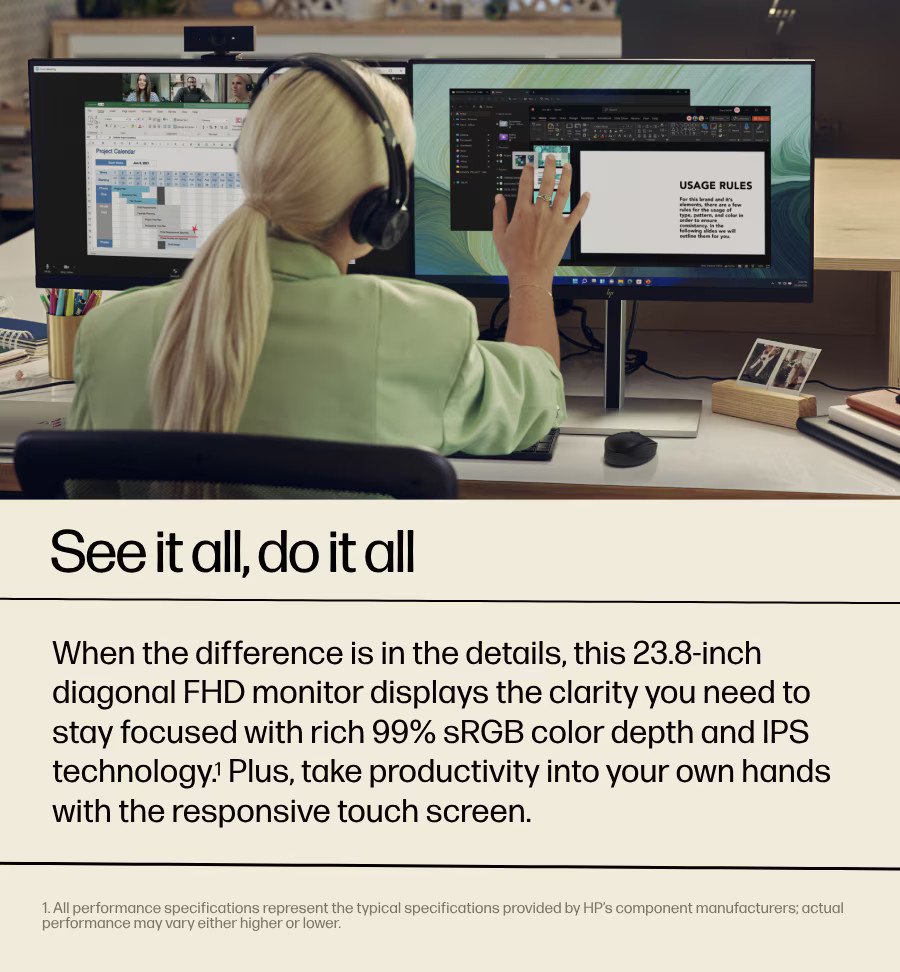 HP E24t G5 FHD Touch