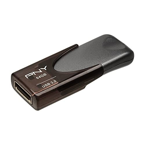 PNY Turbo 64GB USB 3.0 Flash Drive Fast Data Transfer Portable Storage