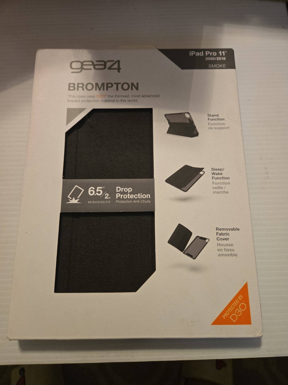 ZAGG Gear4 Brompton Case for Apple iPad Pro 11-inch  Smoke Grey, NOS 