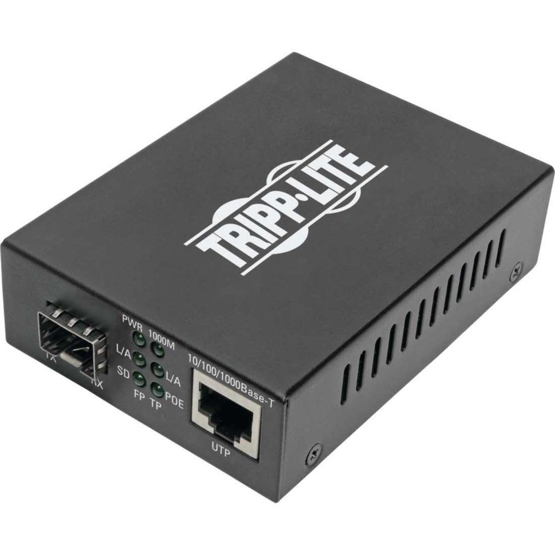 Tripp Lite N785INTPSFP Gigabit SFP Media Converter PoE+