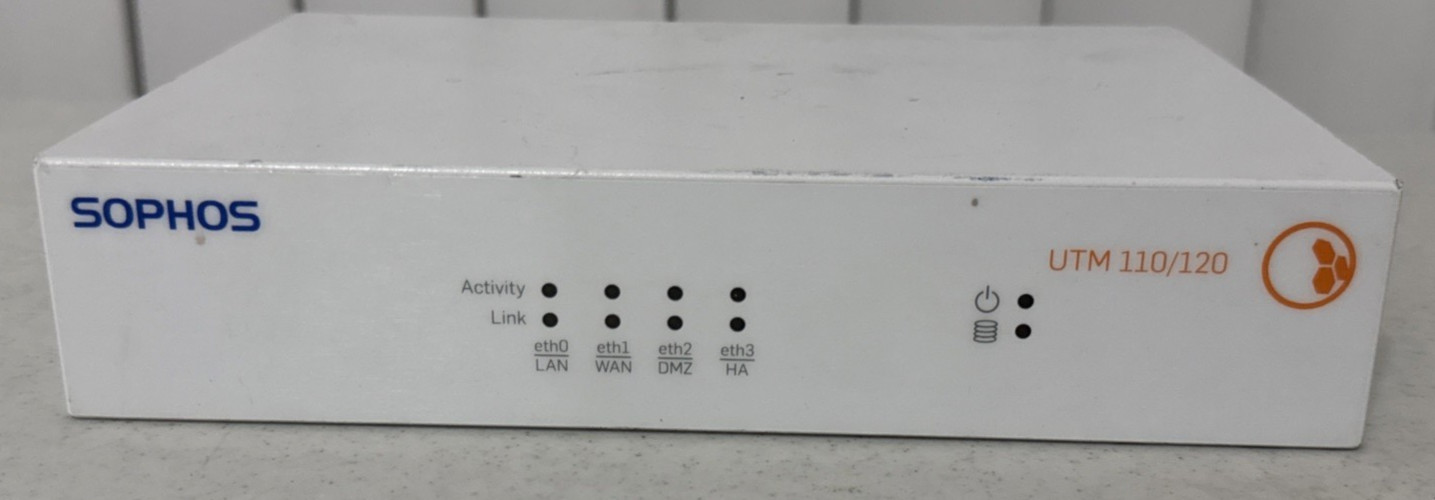 SOPHOS UTM 110/120 Rev.5 Network Firewall Unified Protection