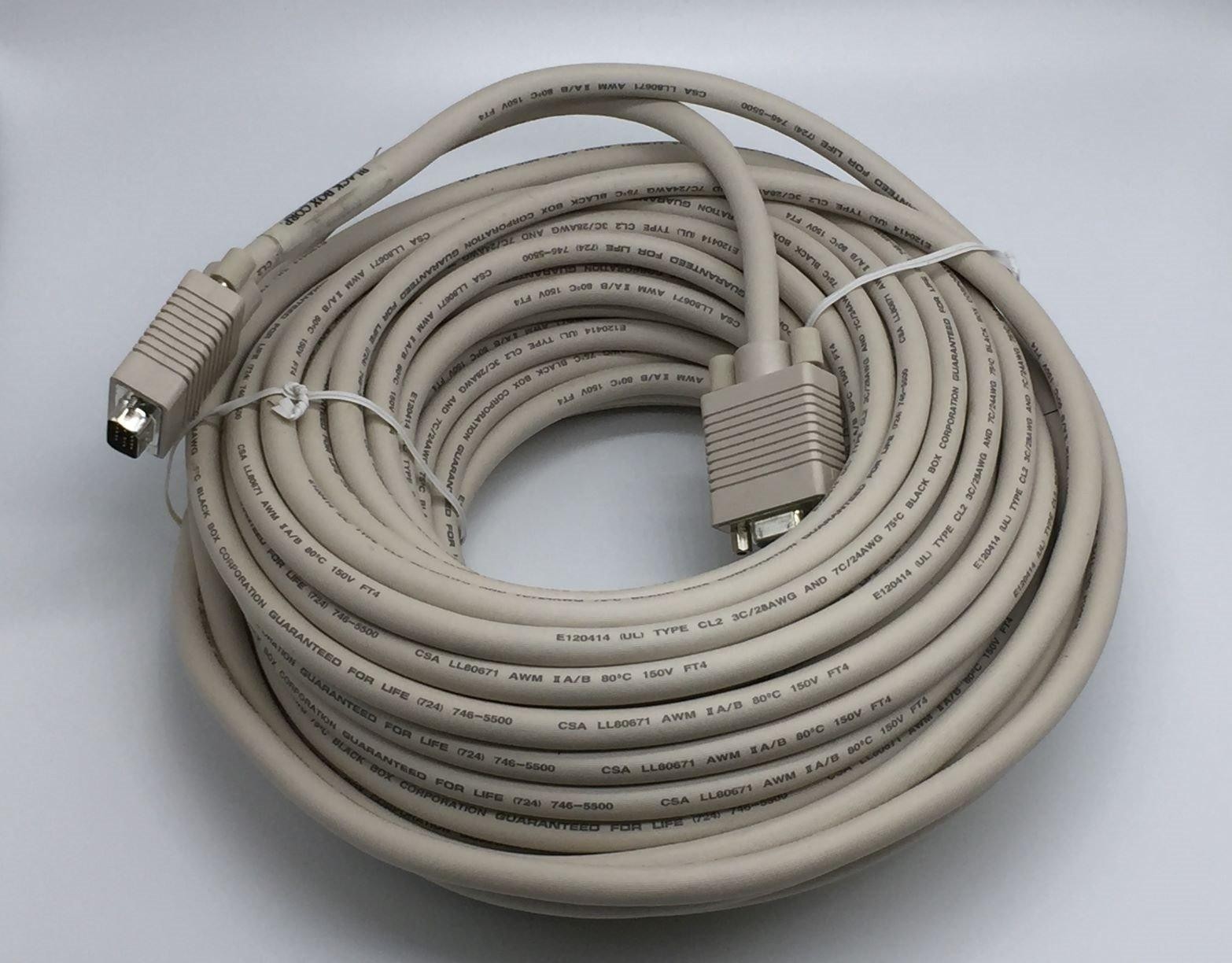 Black Box EVNPS05-0075-MF Signal Transmission Cable W/Ferrite Core M/F, 75Ft