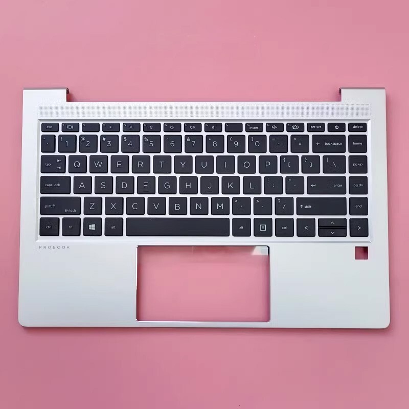 New Palmrest Upper Case US Non Backlit KB For HP Probook 440 445 G8 M23770-001