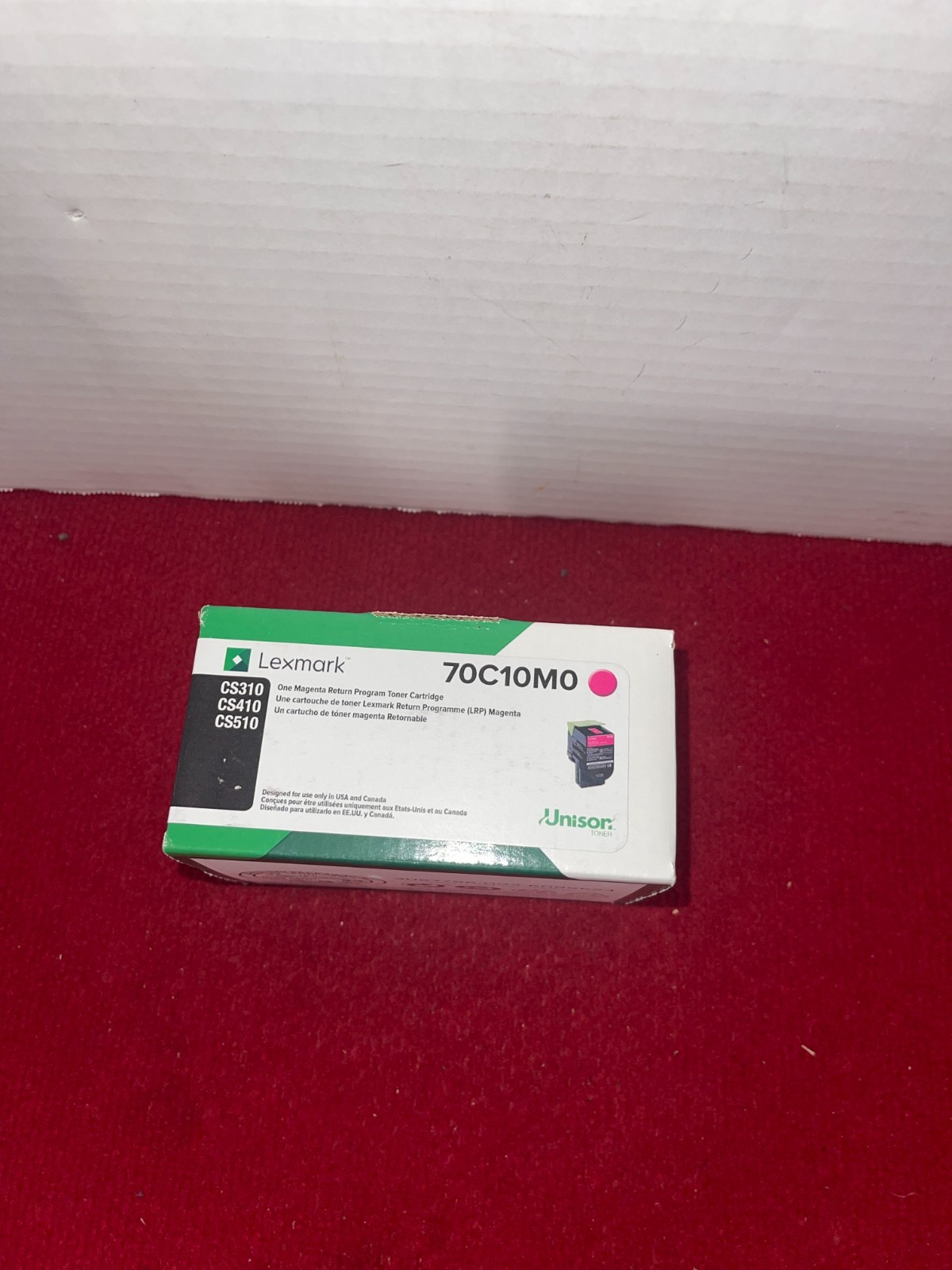 Lexmark 70C10M0 Magenta Toner Cartridge For CS310 CS410 CS510 Sealed Retail Box