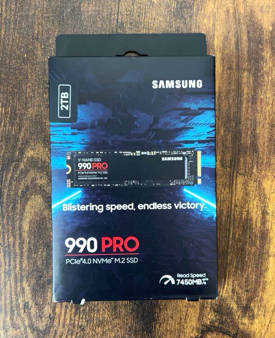 Samsung 990 PRO 2TB PCIe 4.0 NVMe M.2 Internal SSD MZ-V9P2T0B/AM SEALED NEW
