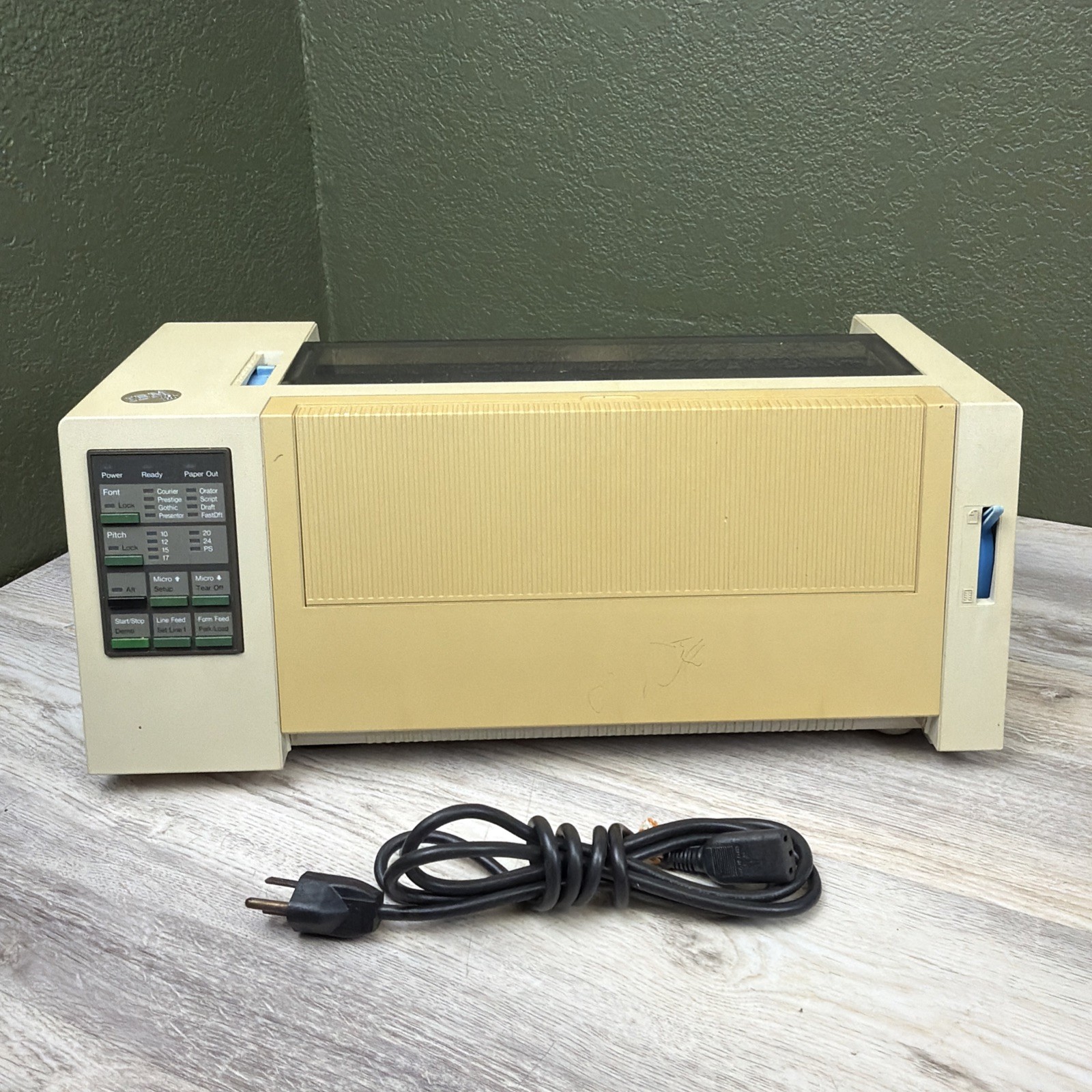 VINTAGE IBM 2390-001 PPS II DOT MATRIX Printer Partially Tested Powers On Read