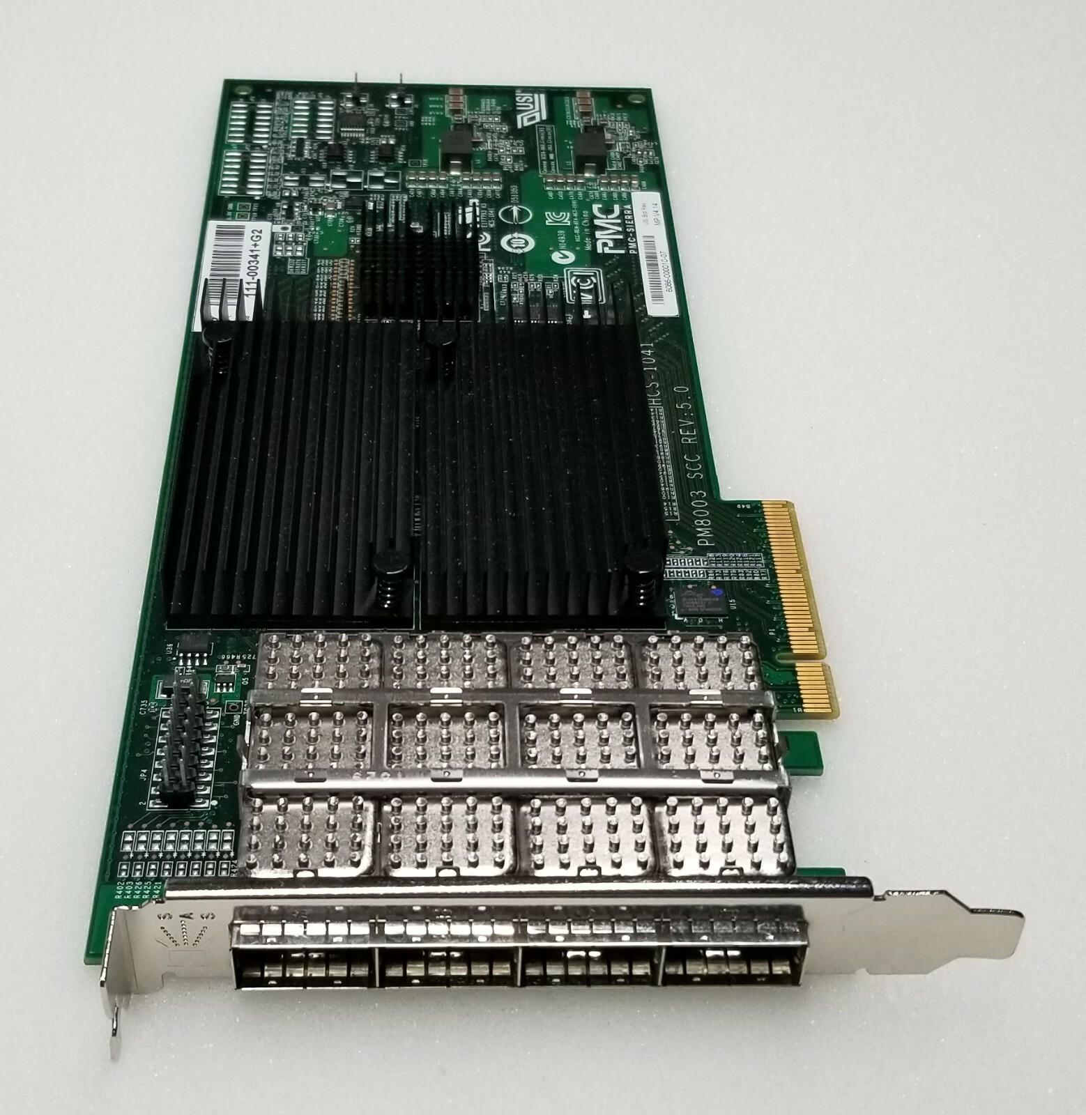 NetApp X2065A-R6 HBA SAS 4-PORT Copper 3/6 GB QSFP PCIe 111-00341 Controller