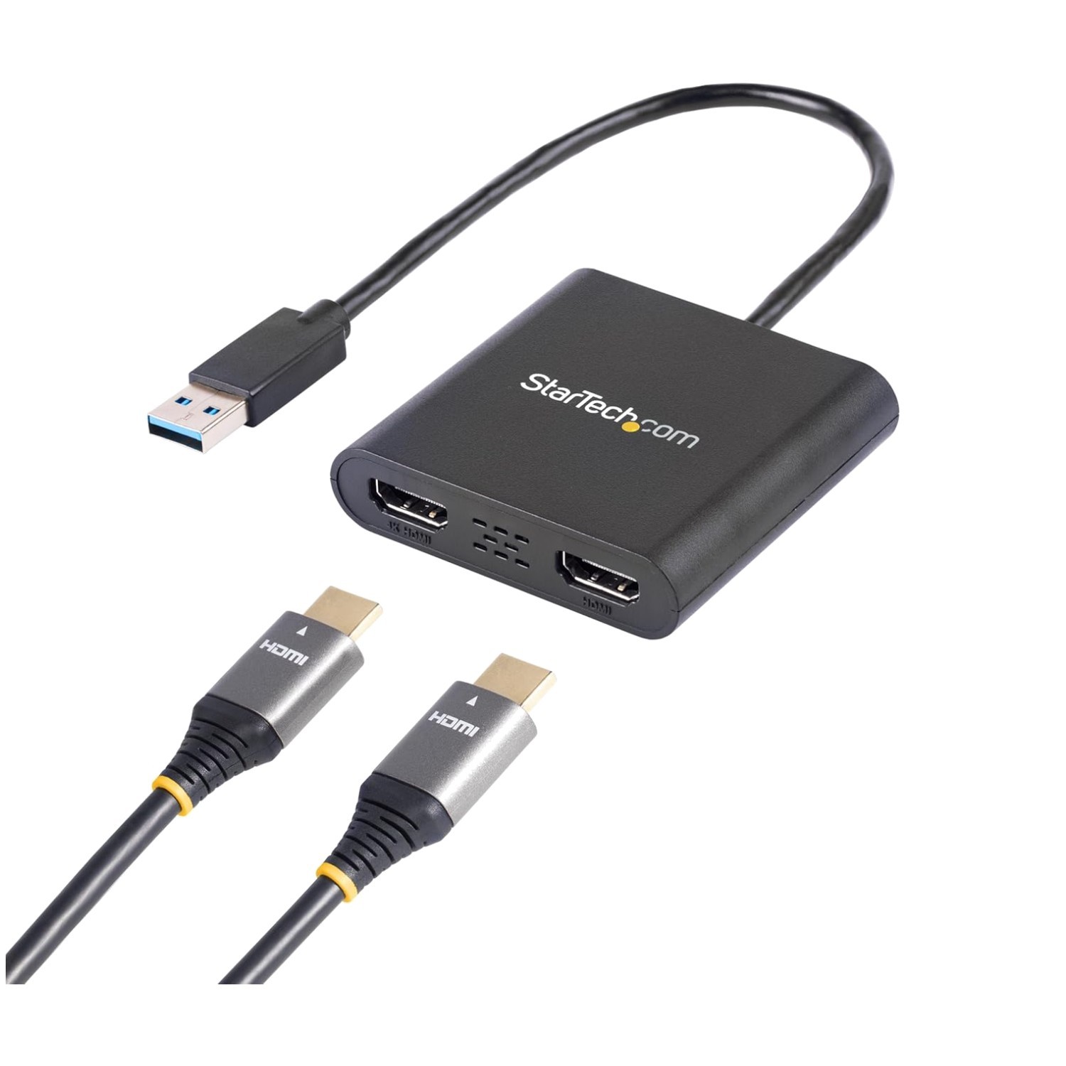 Windows Compatible USB 3.0 Dual HDMI Adapter - Extend/Mirror