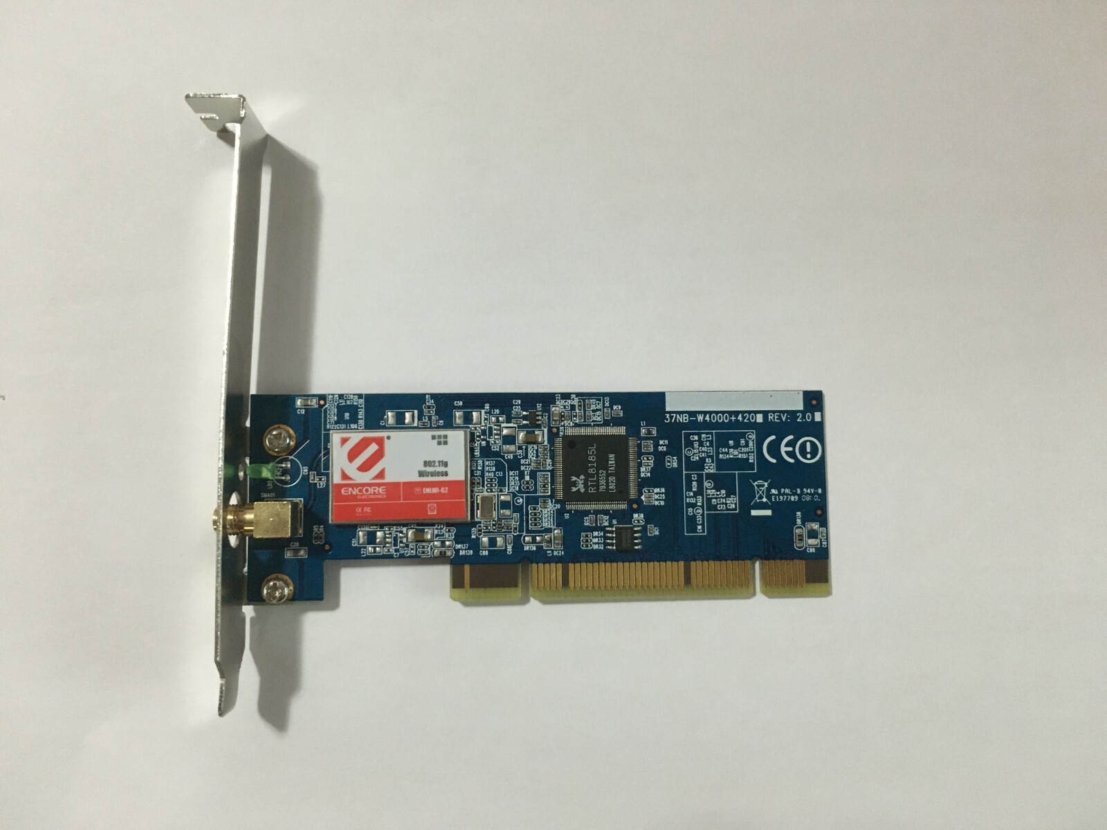 Encore Wireless-G 54Mbps High Profile PCI Wireless Card W/O Antenna ENLWI-G2