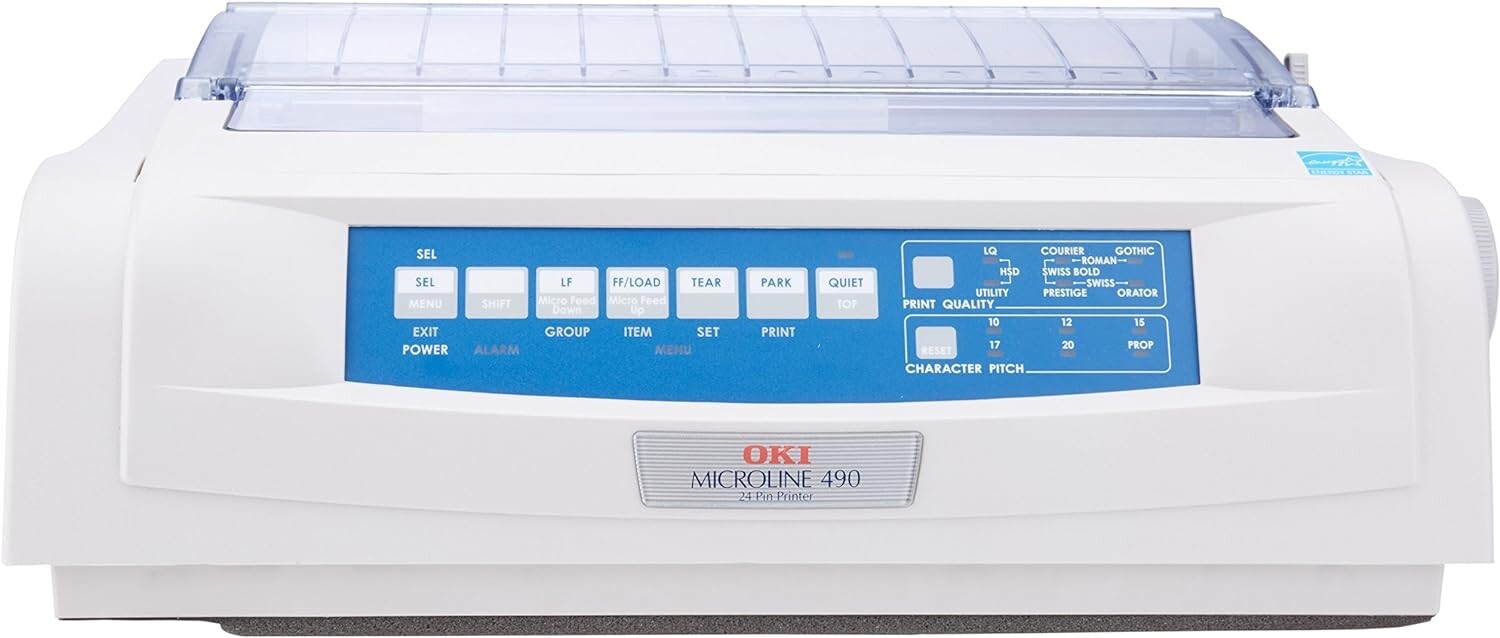 Re-Newed Okidata Microline 24-Pin 490 Dot Matrix Printer
