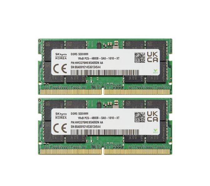 SK Hynix 32GB(16*2) DDR5 RAM 4800MHz PC5-38400 SODIMM Laptop Memory 1Rx8