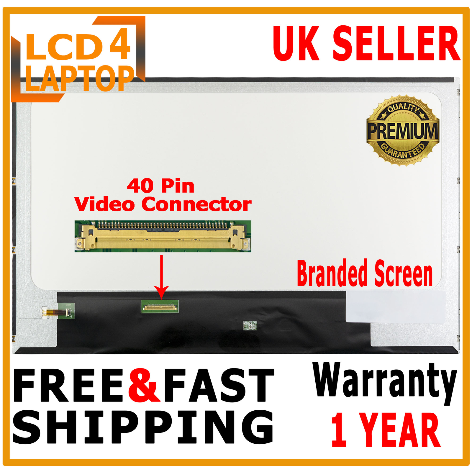 Replacement Samsung NP-RV510-A0DUK 15.6” LED Laptop HD Screen Display