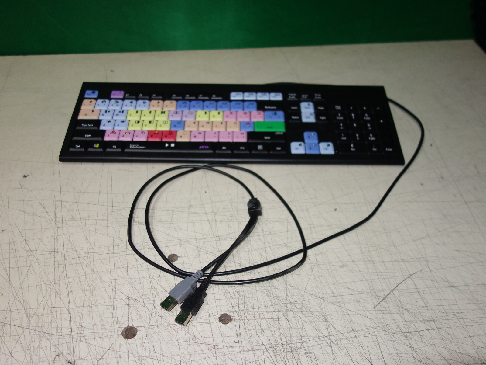 LogicKeyboard KB-PCBWH Avid Media Composer Keyboard for PC