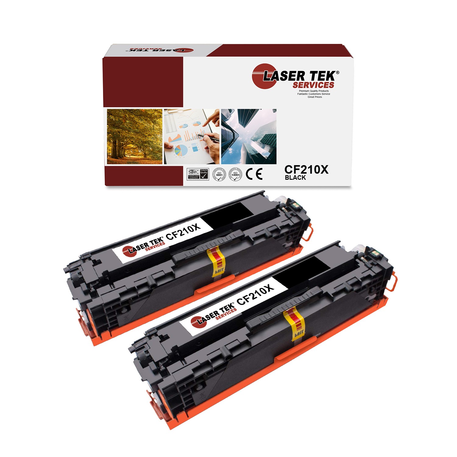 2Pk LTS 131X CF210X Black HY Compatible for HP LaserJet Pro 200 M251n Toner