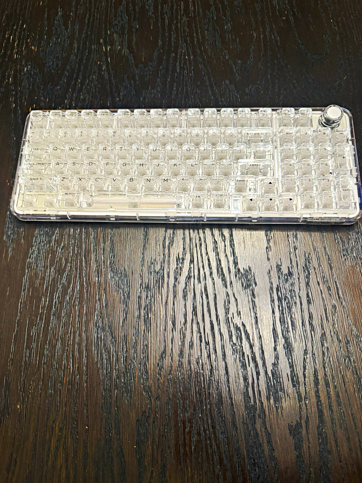 YUNZII x98 Compact Clear Bluetooth Illuminated Backlit Keyboard